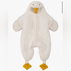 Cozy Sherpa goose onesie for baby NWT